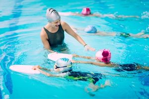 confident swimmer