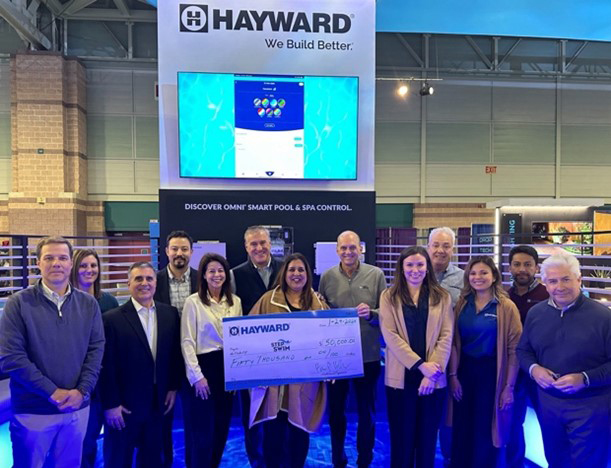 Hayward Check Presentation