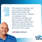 A Letter from Rowdy Gaines on Giving Tuesday